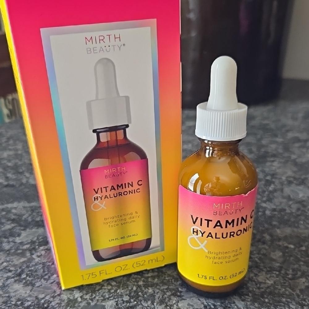 Mirth Beauty Face Brightening Vitamin C Hyaluronic Face Serum - 1.75 oz NEW